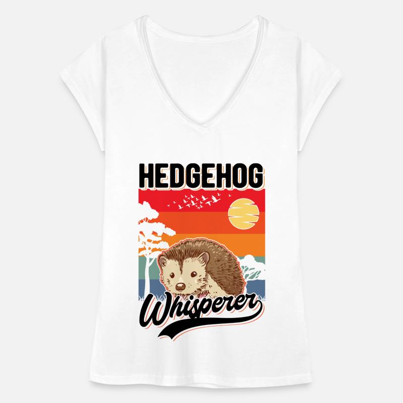 Igel Flüsterer Hérisson Chuchoteur T-shirt vintage Femme