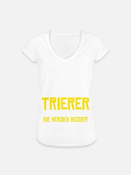 Trier Trierer - Frauen Vintage T-Shirt - Weiß
