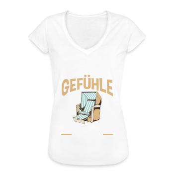 Ostsee Usedom - Frauen Vintage T-Shirt - Weiß - Vorne