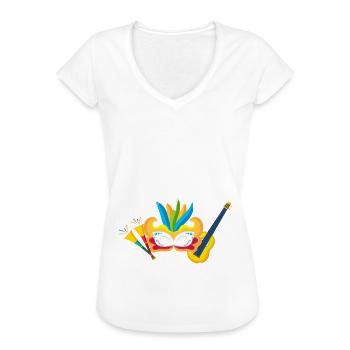 Brasilien Karneval Rio de Janeiro Feier in Brasili - Frauen Vintage T-Shirt - Weiß - Vorne