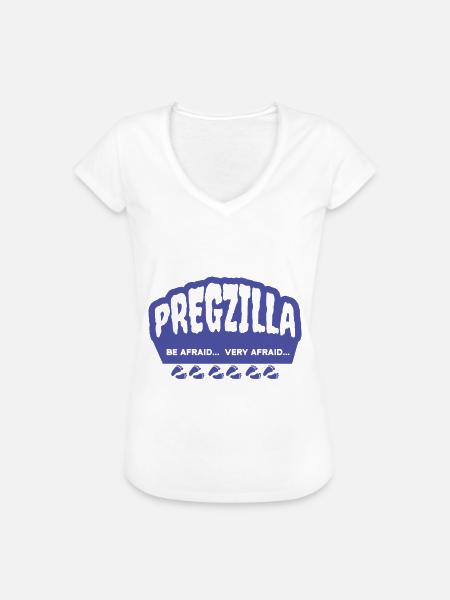 Schwangerschaft - Frauen Vintage T-Shirt - Weiß
