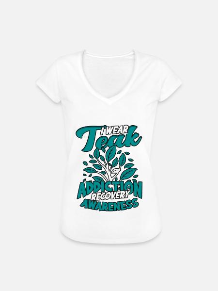 Entgiftung Entzug Suchtkrank - Frauen Vintage T-Shirt - Weiß