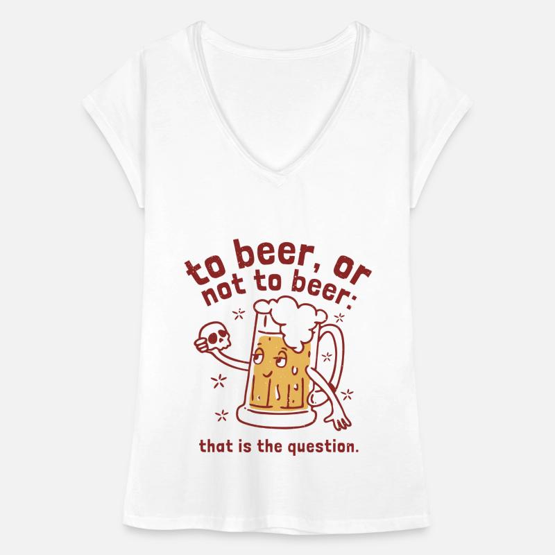 Bier oder nicht Bier Frauen Vintage T-Shirt