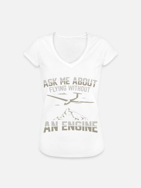 Segelflug - Frauen Vintage T-Shirt - Weiß