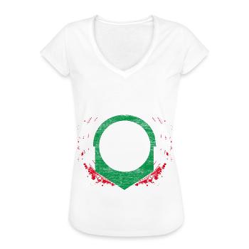 Italien Fußball Italy Ball - Frauen Vintage T-Shirt - Weiß - Vorne
