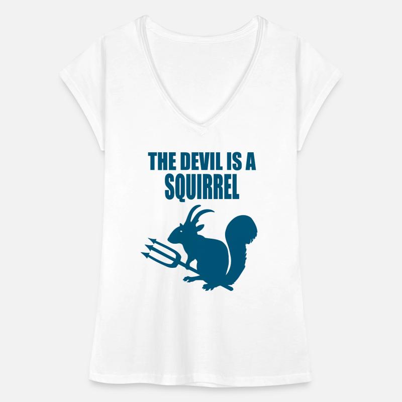 The devil is a squirrel, Devil Squirrel Women's Vintage T-Shirt