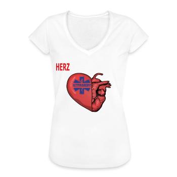 Rettungsdienst Herzlich Willkommen, Defibrillator - Frauen Vintage T-Shirt - Weiß - Vorne