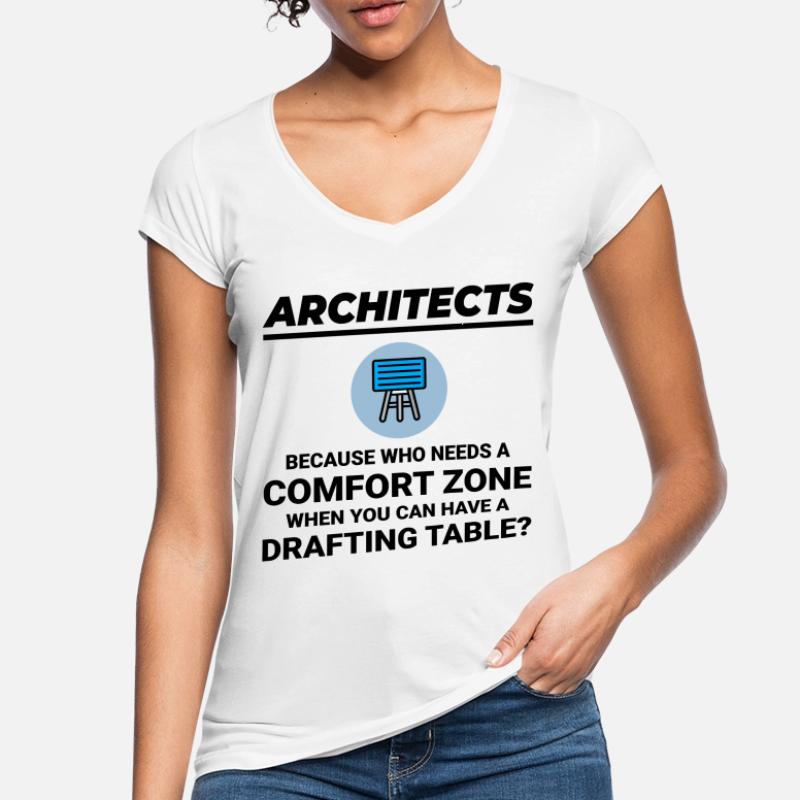Table à dessin d’architecte Construction Architecture T-shirt vintage Femme