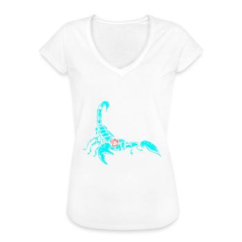 Skorpion Sternzeichen Astrologie - Frauen Vintage T-Shirt - Weiß - Vorne