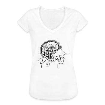 Psychiatrie Student Psychiater Arzt Beruf - Frauen Vintage T-Shirt - Weiß - Vorne - Danielle (179cm)