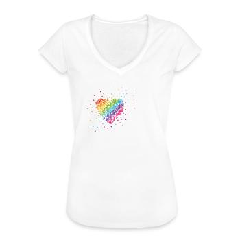 Köln LGBTQ Community Pride Regenbogenfahne Queer - Frauen Vintage T-Shirt - Weiß - Vorne