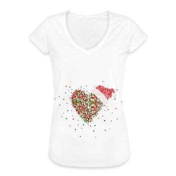 Betreuung mit Herz Altenpflegerin Wichtelgeschenk - Frauen Vintage T-Shirt - Weiß - Vorne