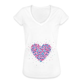 Ehrenamt mit Herz Freiwillige Helferin Ehrenamt - Frauen Vintage T-Shirt - Weiß - Vorne
