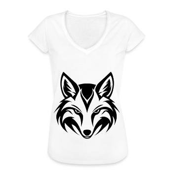 Fox Head - Women's Vintage T-Shirt - white - Front - Danielle (179cm)