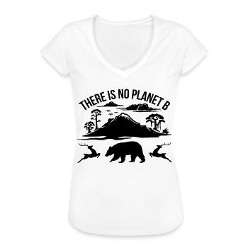 amoureux de la nature - T-shirt vintage Femme - blanc - Devant - Danielle (179cm)