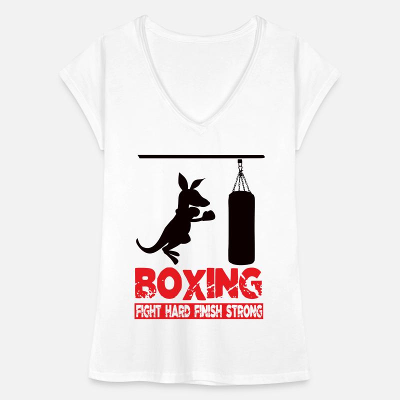 boxe T-shirt vintage Femme