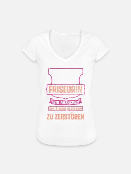 Friseurin - Frauen Vintage T-Shirt -