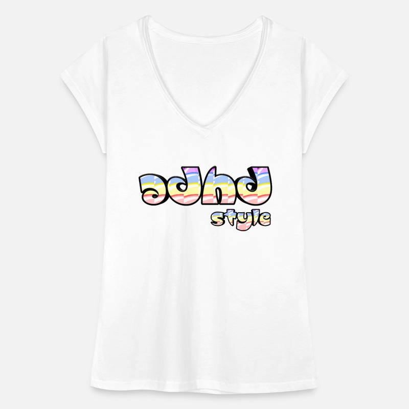 Adhd Stil Frauen Vintage T-Shirt
