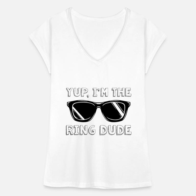 Yup, I'm The Ring Dude Ring Security Women's Vintage T-Shirt