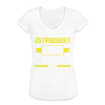 Geboren Im Osten Stolzer Ossi Ostdeutscher - Frauen Vintage T-Shirt - Weiß - Vorne