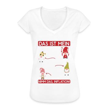 Das Ist Mein Weihnachts Silvester Karneval Kostüm - Frauen Vintage T-Shirt - Weiß - Vorne