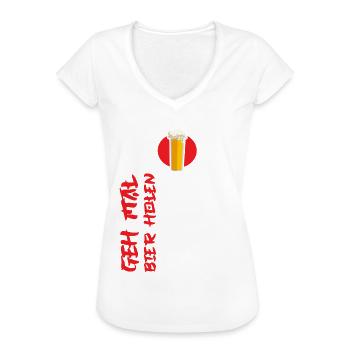 Das ist kein japanisch dreh mal den Kopf - Frauen Vintage T-Shirt - Weiß - Vorne