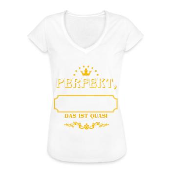 Lustiges MICHAEL zum Namenstag mit Name Namens - Frauen Vintage T-Shirt - Weiß - Vorne