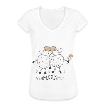 verMÄÄÄHlt - Frauen Vintage T-Shirt - Weiß - Vorne