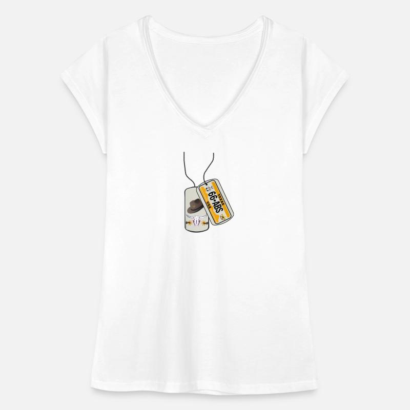 Plaque d’identité TEXAS T-shirt vintage Femme