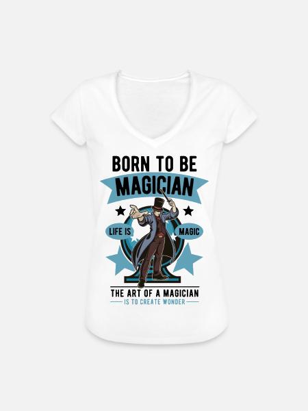 Zauberer - Frauen Vintage T-Shirt - Weiß