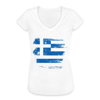 Griechenland - Frauen Vintage T-Shirt - Weiß - Vorne