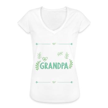 Ich Habe Einen Verrückten Enkelin Enkelin Opa - Frauen Vintage T-Shirt - Weiß - Vorne