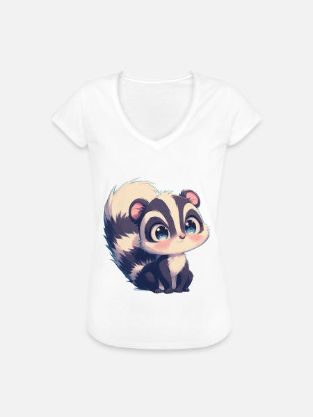 Stinktiere Stinktier - Frauen Vintage T-Shirt - Weiß