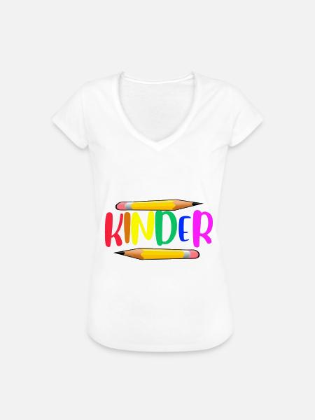 Team Kindergarten - Frauen Vintage T-Shirt - Weiß