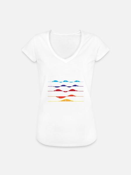 Physik Wellenüberlagerung - Frauen Vintage T-Shirt - 