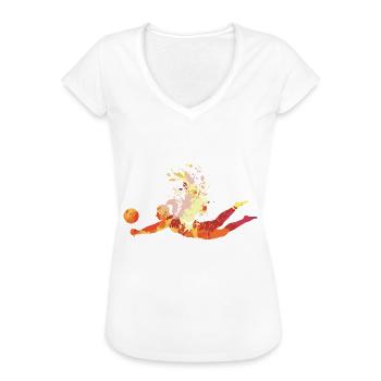 Volleyball - Frauen Vintage T-Shirt - Weiß - Vorne