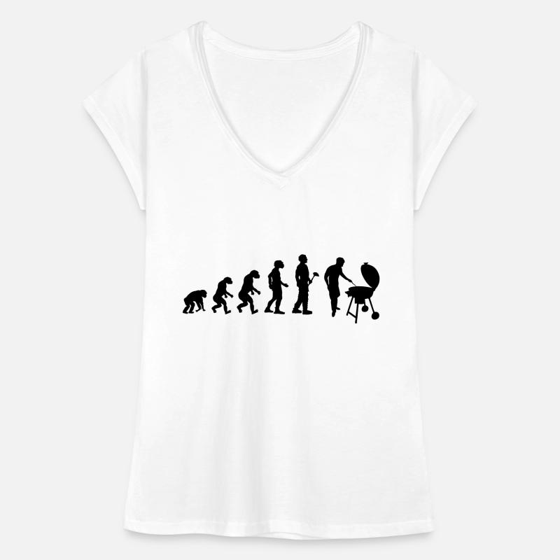 Evolution théorie Griller T-shirt vintage Femme