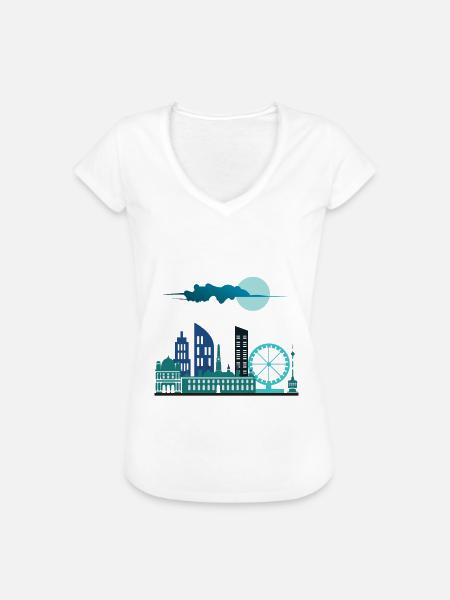 Wien - Frauen Vintage T-Shirt - Weiß