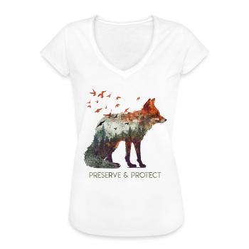 Umweltschutz Artenschutz Rettet die Erde - Frauen Vintage T-Shirt - Weiß - Vorne