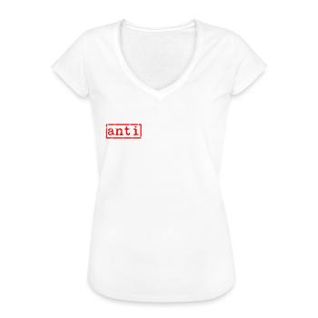 Antirassismus - Frauen Vintage T-Shirt - Weiß - Vorne