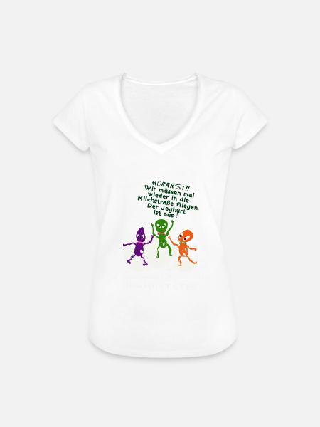 Aliens tanzen Joghurtstep - Frauen Vintage T-Shirt -
