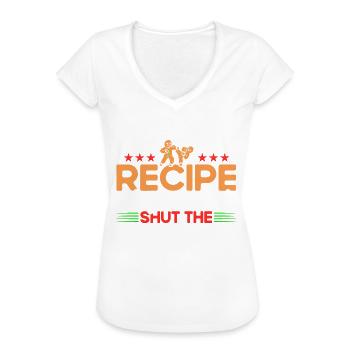 Weihnachtsbäckerei Lebkuchen Lebkuchen backen Gesc - Frauen Vintage T-Shirt - Weiß - Vorne
