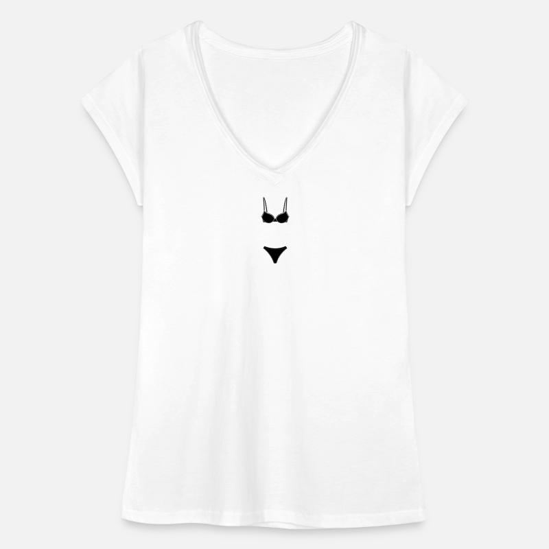 Dessous- oder Bekini-Logo für Geschäft oder Marktstand Frauen Vintage T-Shirt