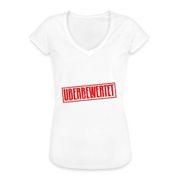 Rollstuhlfahrer Rollstuhl Lustiger Spruch - Frauen Vintage T-Shirt - Weiß - Vorne