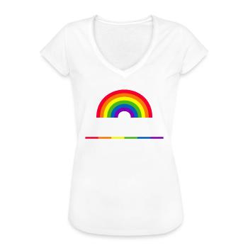 Gay Pride Hochzeit Lesben-Gay-Ehe - Frauen Vintage T-Shirt - Weiß - Vorne