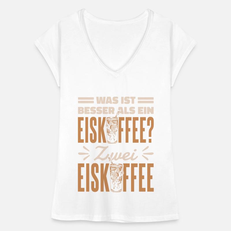 Was ist besser als ein Eiskaffee? Zwei Eiskaffee G Frauen Vintage T-Shirt