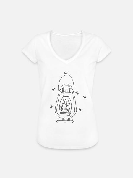 Camping, Wohnwagen, spaß - Frauen Vintage T-Shirt - Weiß