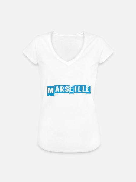 OM - Frauen Vintage T-Shirt - Weiß