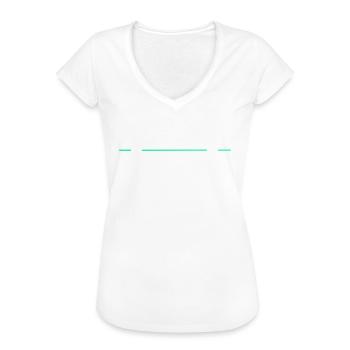 Du hast recht ich hab meine ruhe - Frauen Vintage T-Shirt - Weiß - Vorne