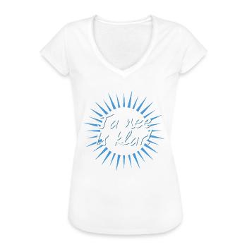 ja nee is klar - Frauen Vintage T-Shirt - Weiß - Vorne